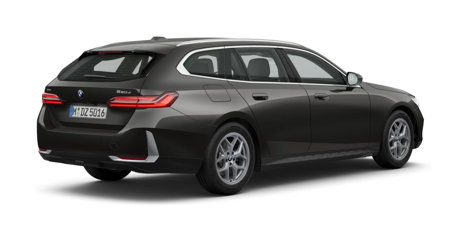 BMW BMW 5er in Grau von hinten BMW BMW 5er in Grau von hinten