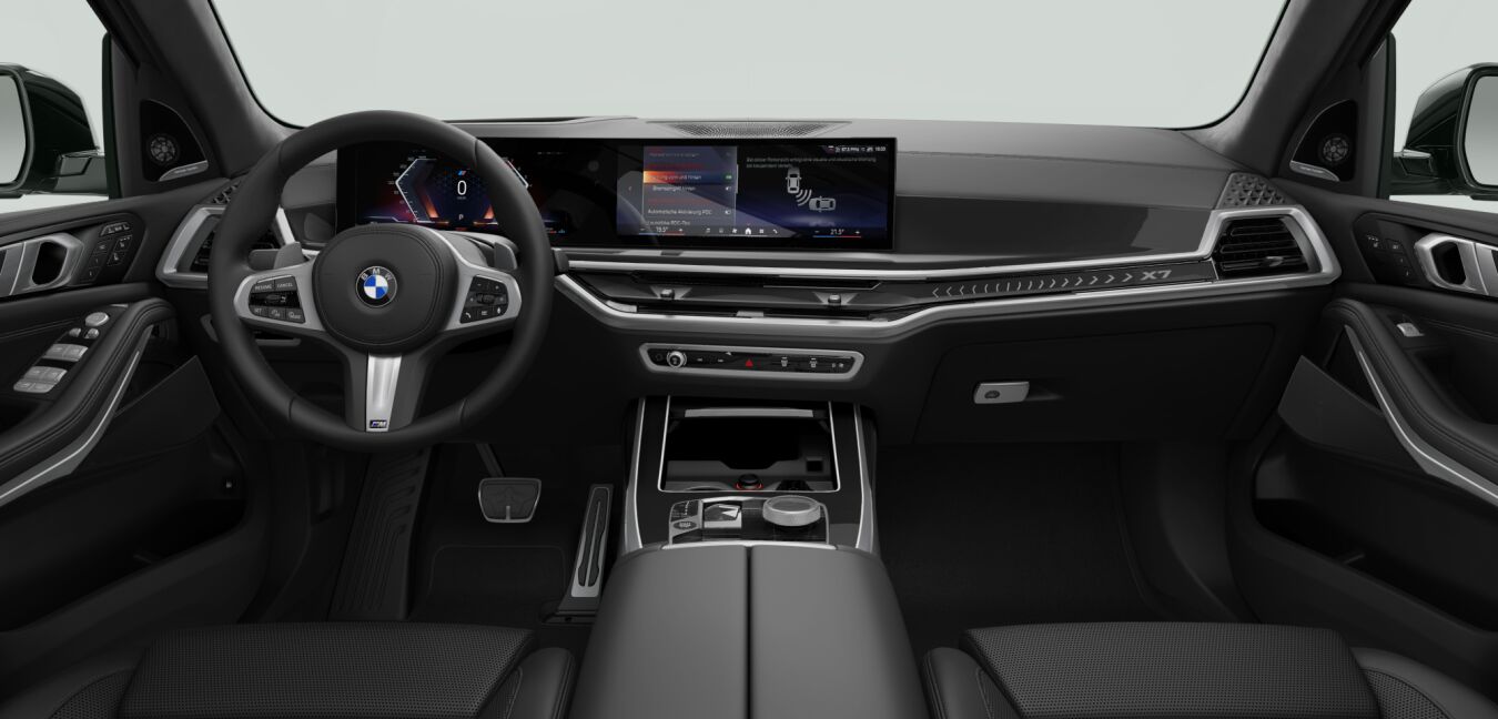 BMW BMW X im Innenraum von vorne