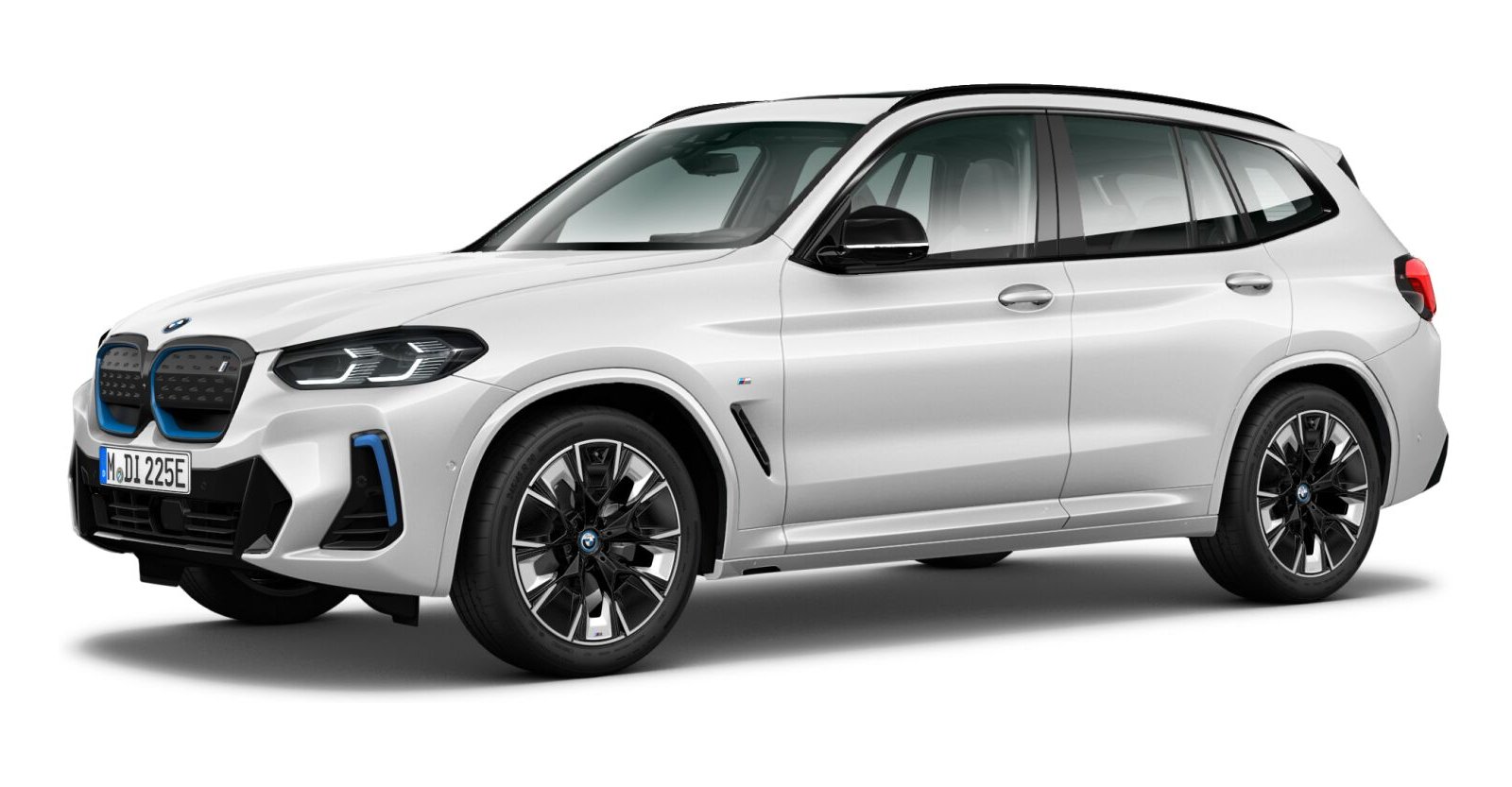 BMW iX3 in Wei&szlig; von vorne