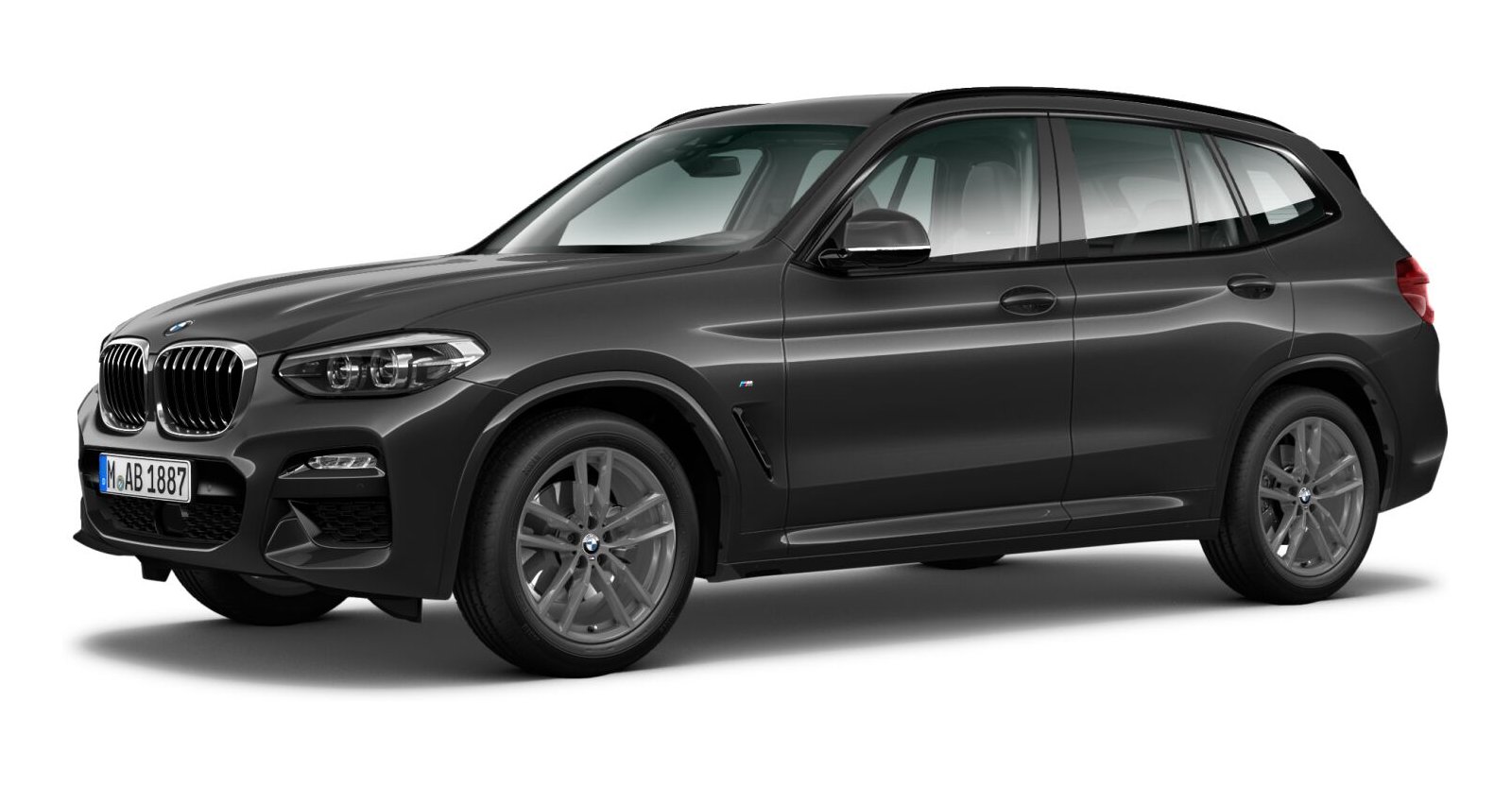 BMW X3 xDrive20d in Grau von vorne BMW X3 xDrive20d in Grau von vorne