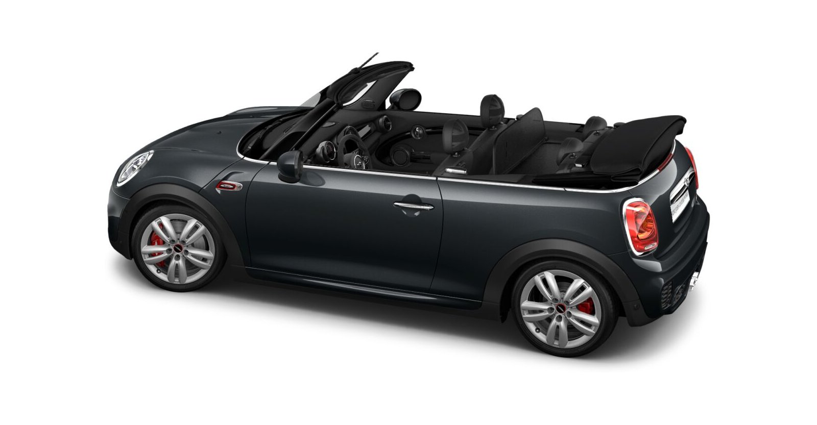 MINI MINI Cabrio in Grau von hinten MINI MINI Cabrio in Grau von hinten
