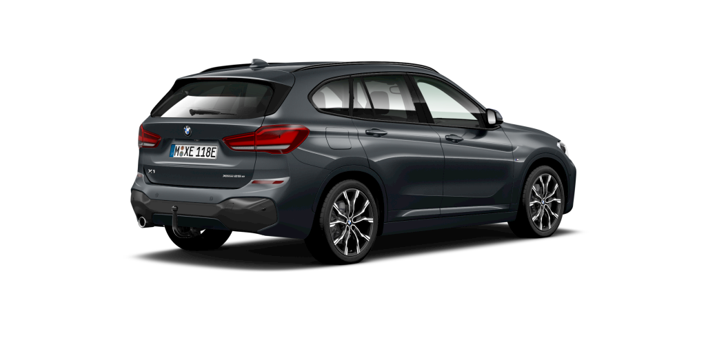 BMW BMW X in Grau von hinten BMW BMW X in Grau von hinten