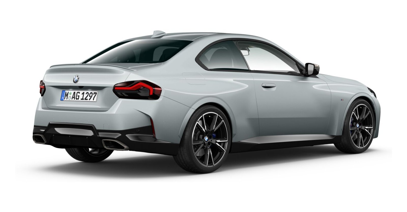 BMW BMW 2er in Grau von hinten BMW BMW 2er in Grau von hinten