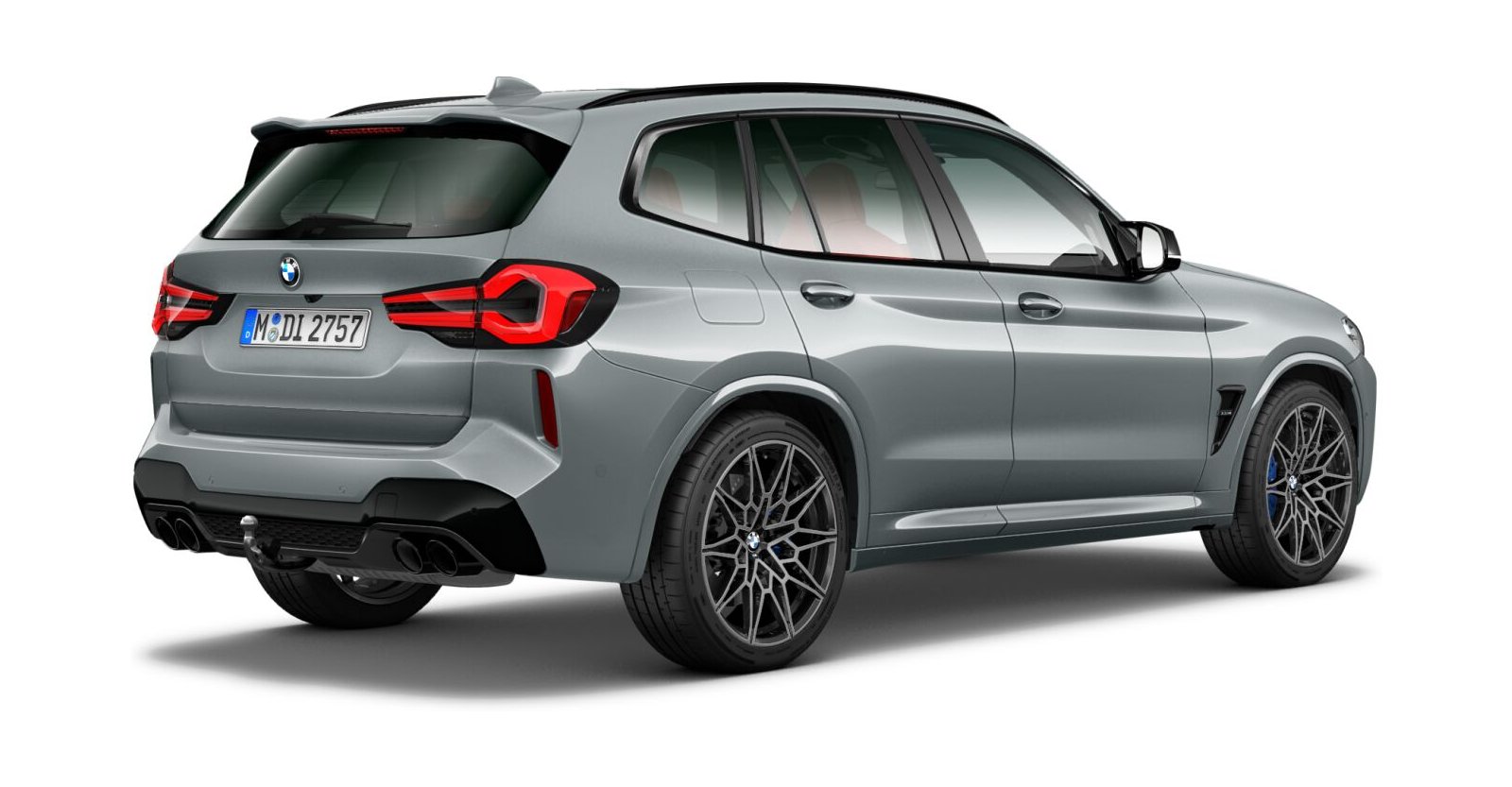 BMW BMW M in Grau von hinten BMW BMW M in Grau von hinten