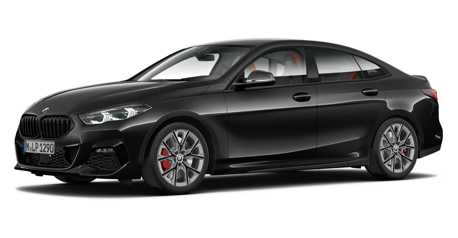 BMW BMW 2er in Schwarz von vorne BMW BMW 2er in Schwarz von vorne