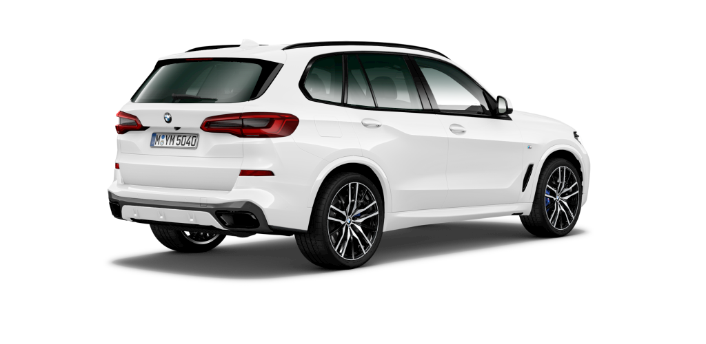 BMW BMW X in Weiß von hinten BMW BMW X in Weiß von hinten