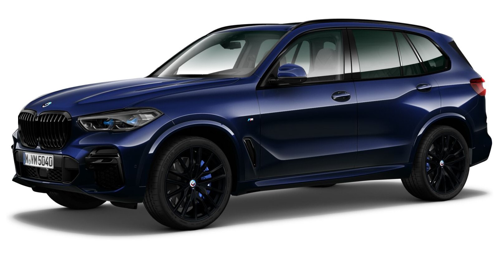 BMW BMW X in Blau von vorne BMW BMW X in Blau von vorne