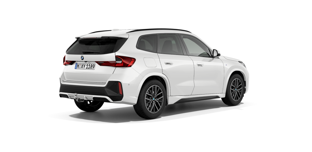 BMW BMW X in Weiß von hinten BMW BMW X in Weiß von hinten