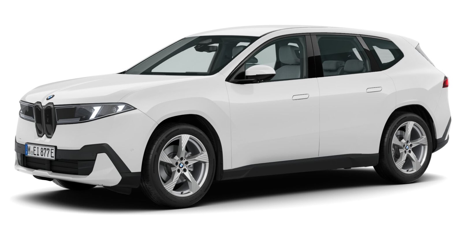 BMW iX3 40 in Wei&szlig; von vorne
