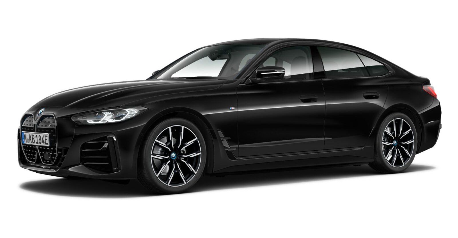 BMW BMW I in Schwarz von vorne BMW BMW I in Schwarz von vorne