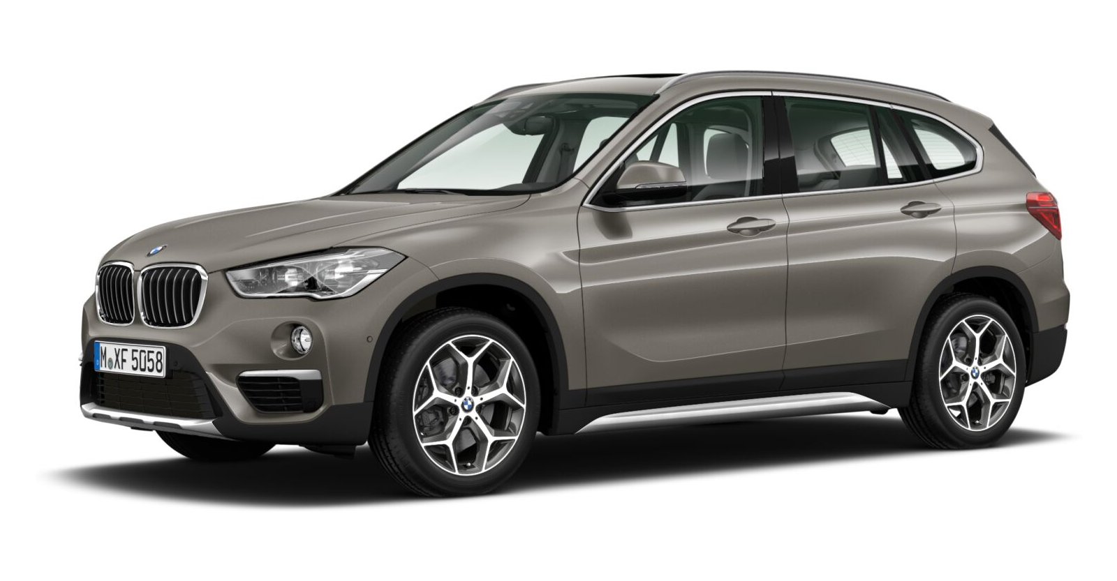 BMW BMW X in Silber von vorne BMW BMW X in Silber von vorne