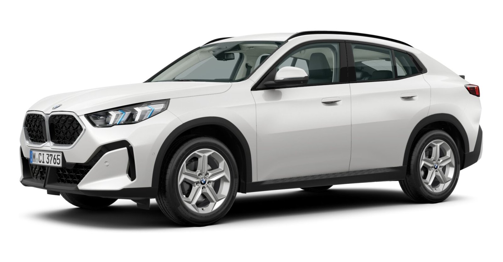 BMW X2 xDrive20d in Weiß von vorne BMW X2 xDrive20d in Weiß von vorne