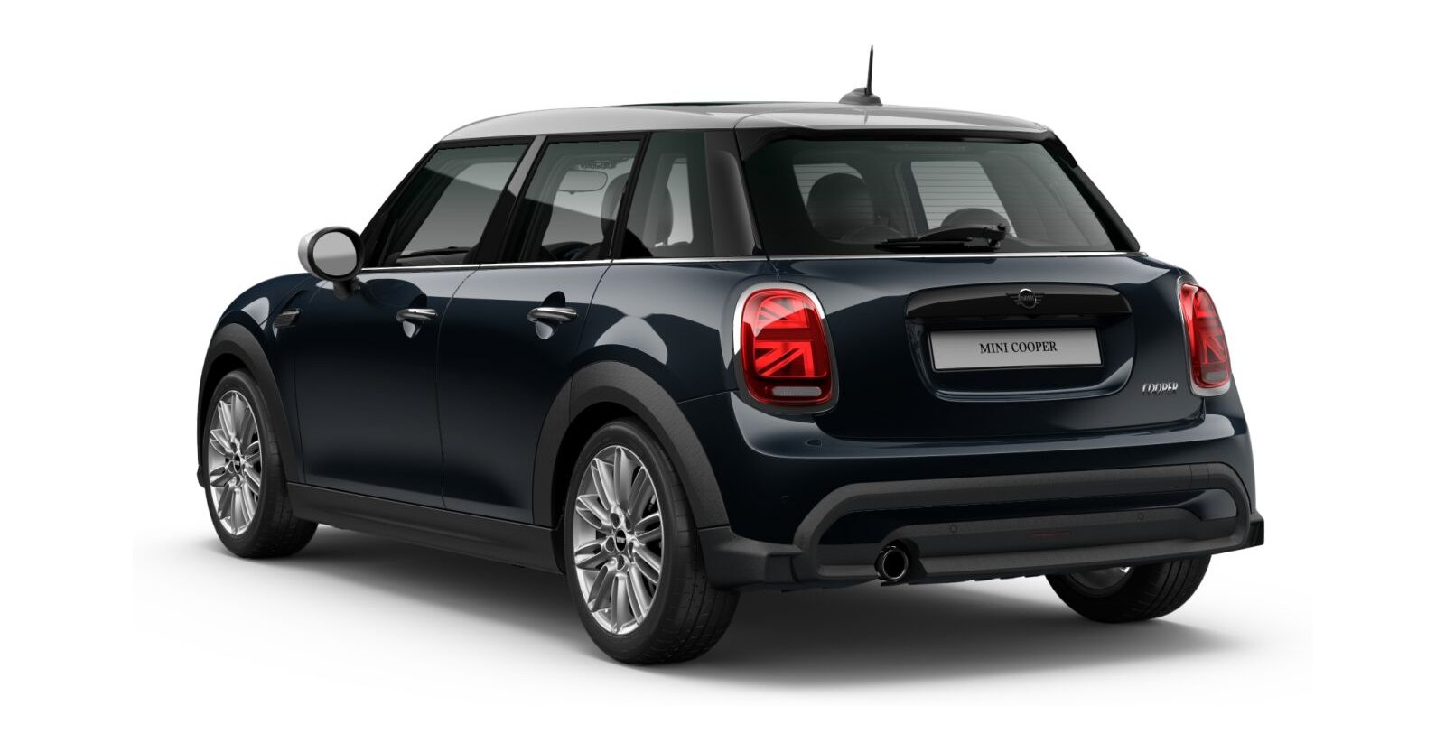 MINI MINI 5-T&uuml;rer in Schwarz von hinten