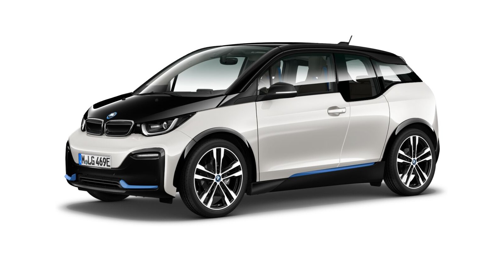 BMW i3s 120Ah in Weiß von vorne BMW i3s 120Ah in Weiß von vorne