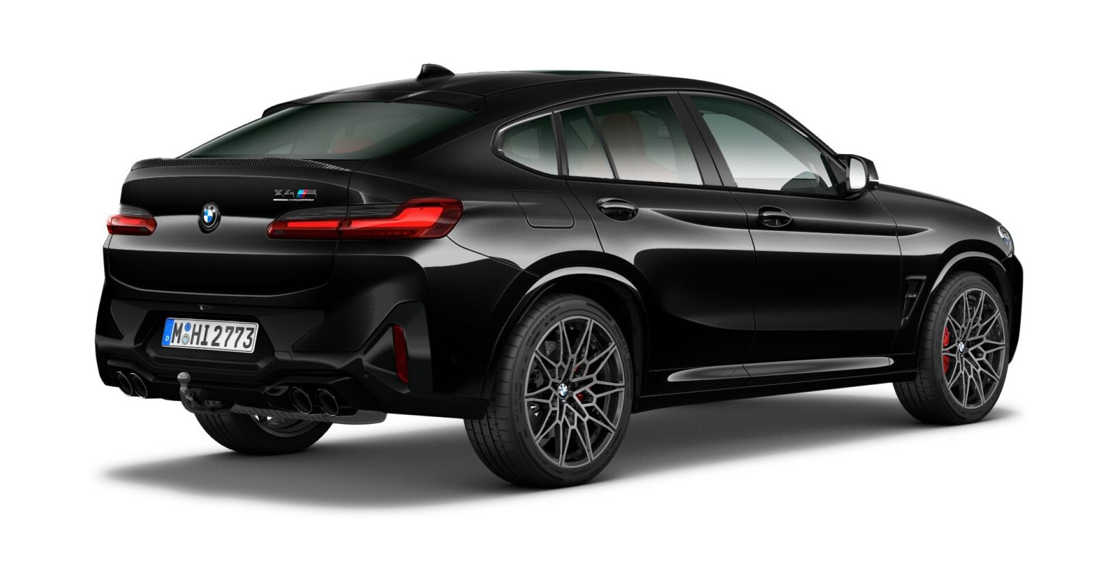 BMW BMW M in Schwarz von hinten BMW BMW M in Schwarz von hinten