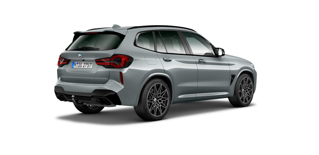 BMW BMW M in Grau von hinten BMW BMW M in Grau von hinten