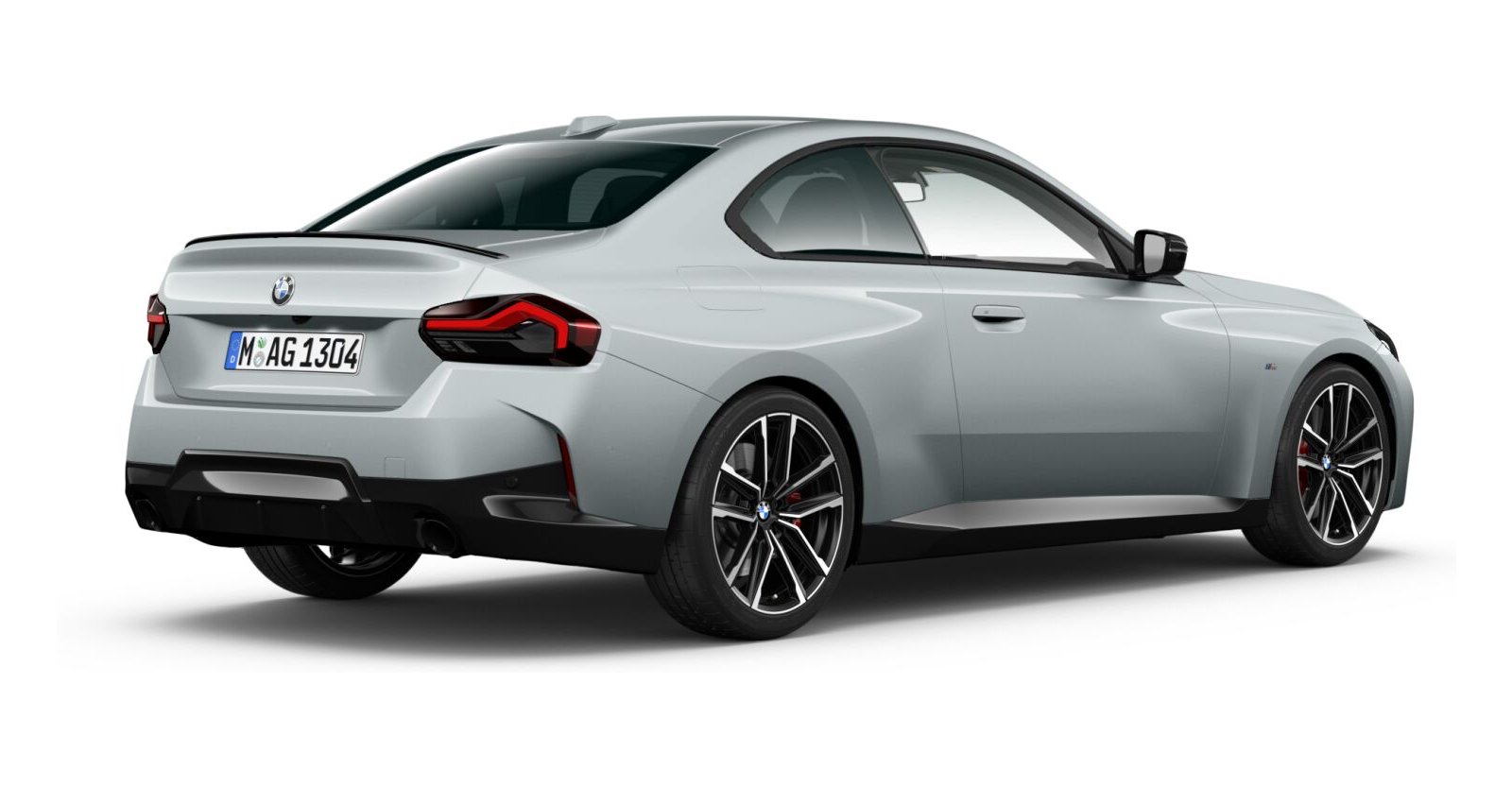 BMW BMW 2er in Grau von hinten BMW BMW 2er in Grau von hinten