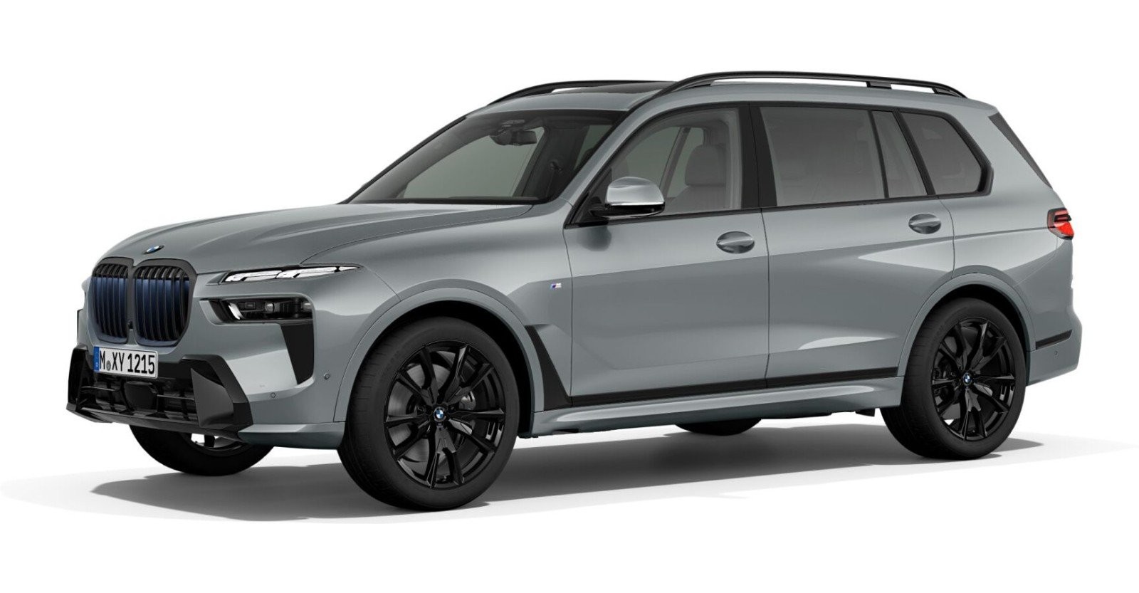 BMW X7 xDrive40d in Grau von vorne BMW X7 xDrive40d in Grau von vorne