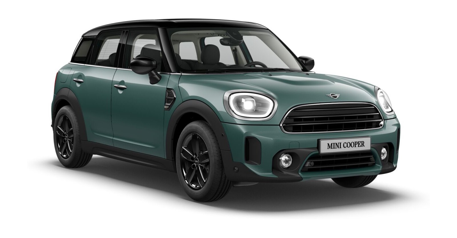 MINI Cooper Countryman in Grün von vorne MINI Cooper Countryman in Grün von vorne