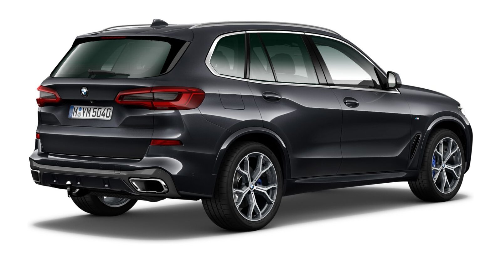 BMW BMW X in Grau von hinten BMW BMW X in Grau von hinten