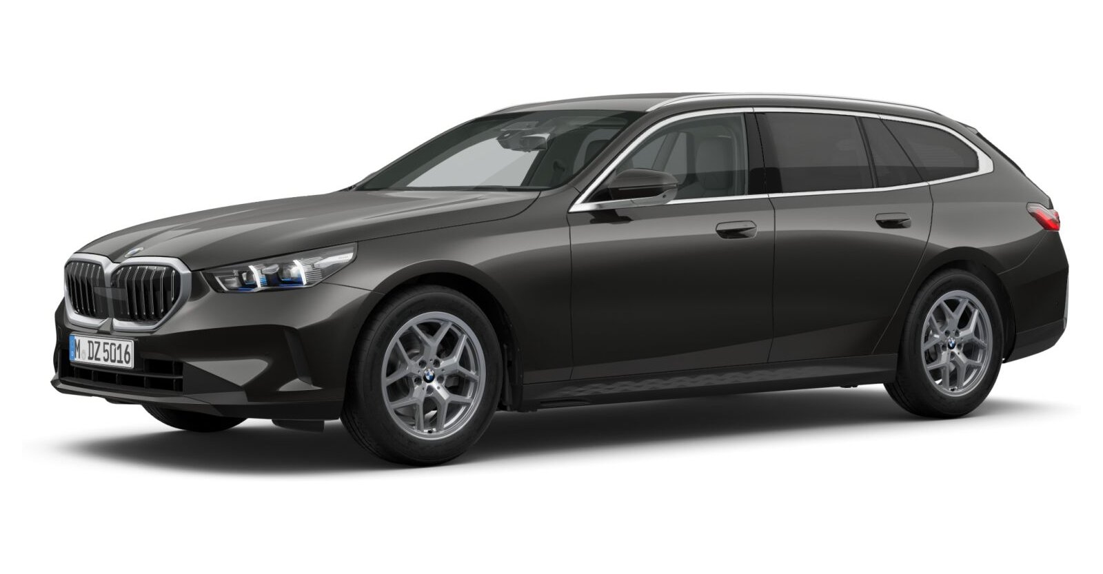 BMW 520d xDrive Touring in Grau von vorne