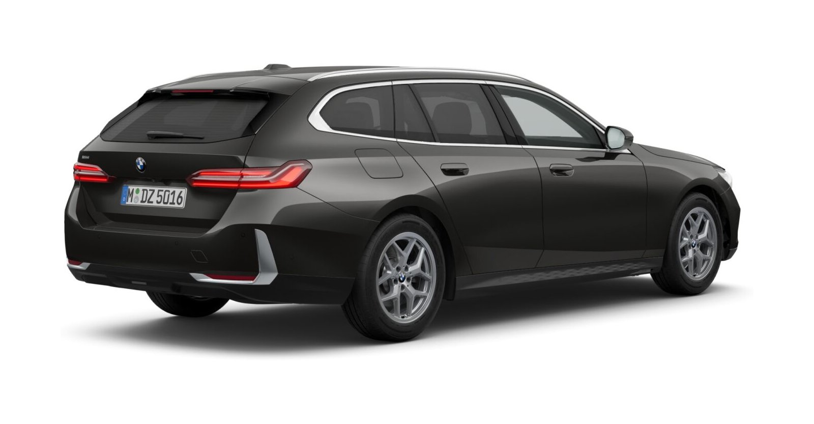 BMW BMW 5er in Grau von hinten BMW BMW 5er in Grau von hinten