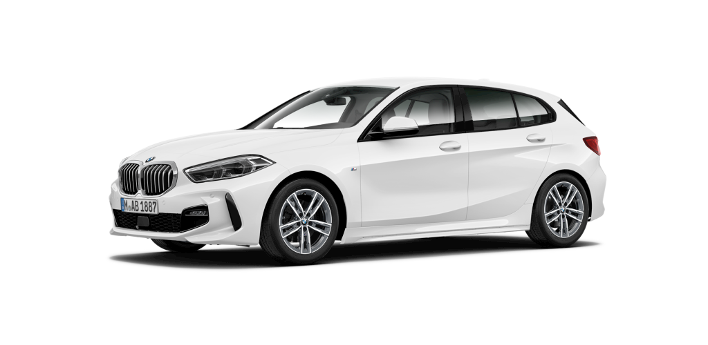 BMW BMW 1er in Weiß von vorne BMW BMW 1er in Weiß von vorne