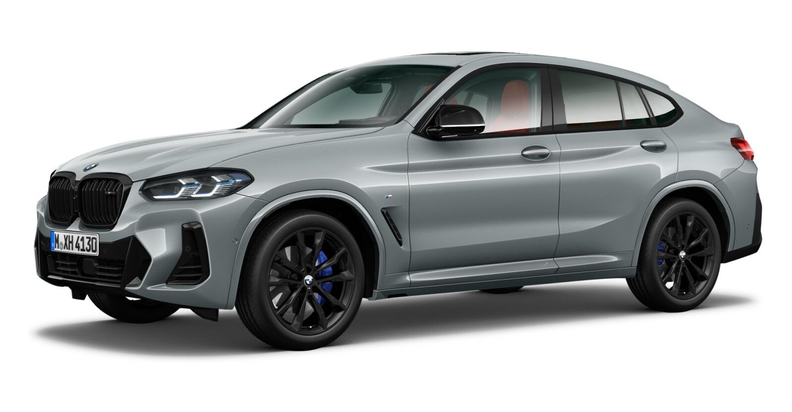 BMW X4 M40i in Grau von vorne