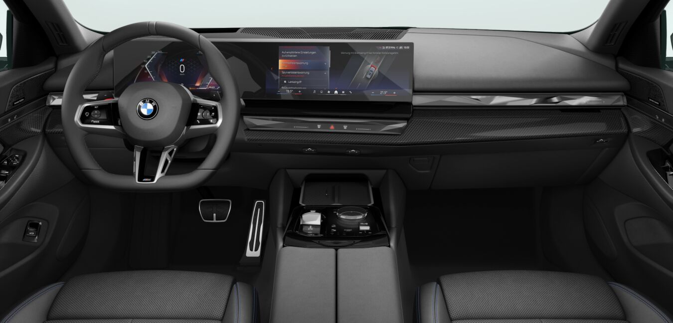 BMW BMW 5er im Innenraum von vorne BMW BMW 5er im Innenraum von vorne