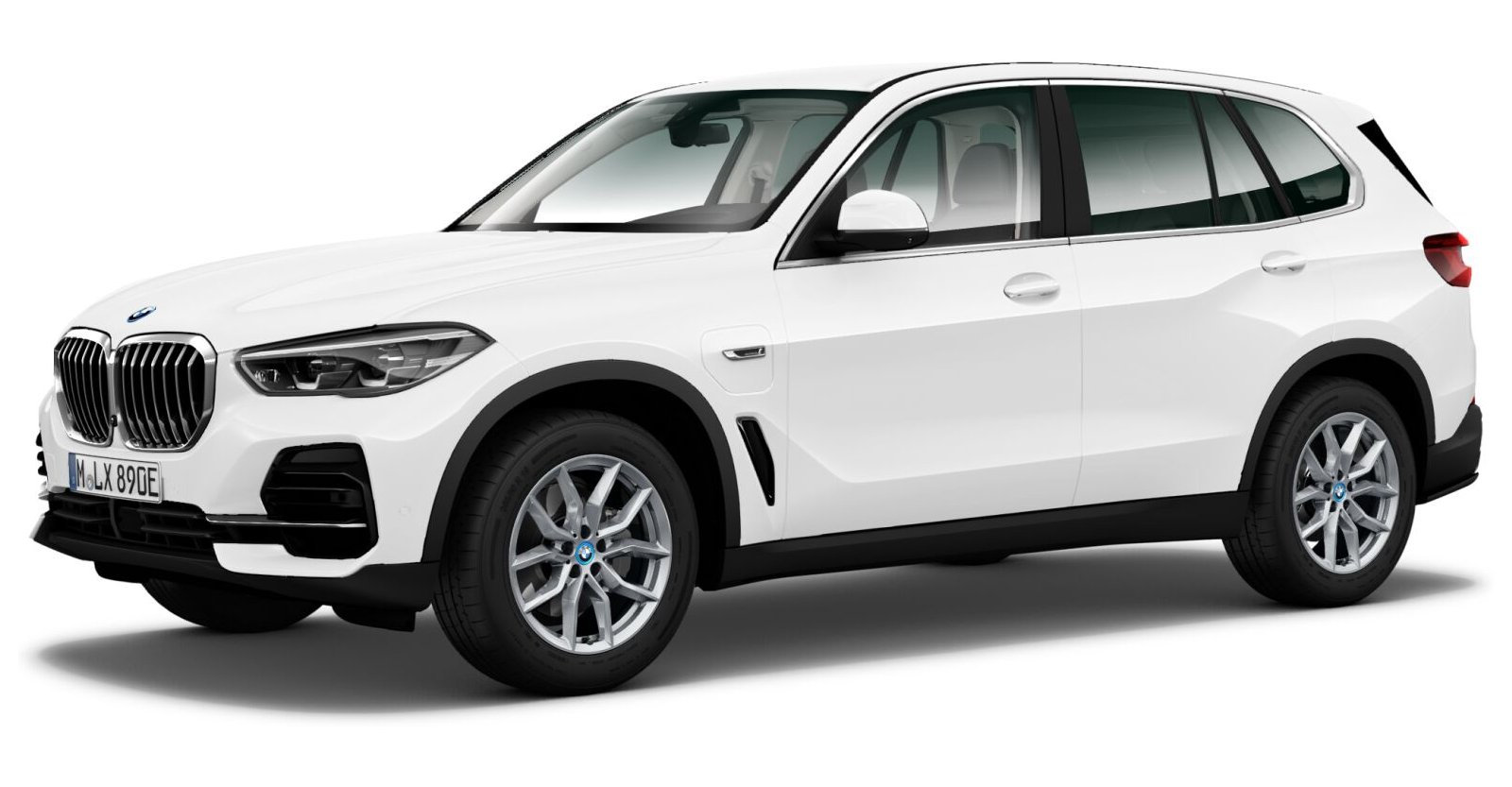 BMW X5 xDrive45e in Weiß von vorne BMW X5 xDrive45e in Weiß von vorne