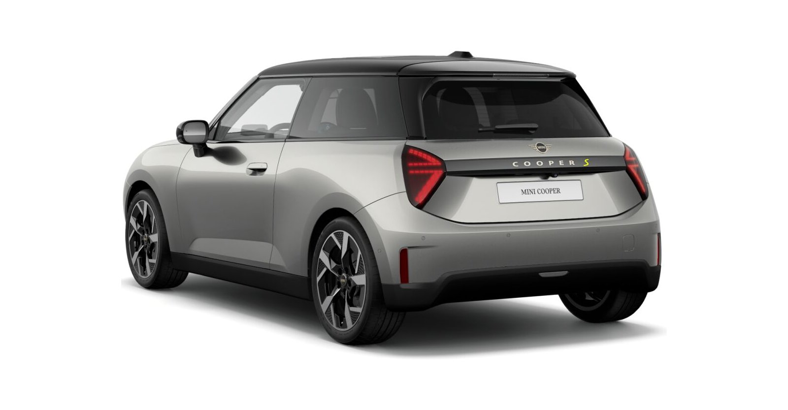 MINI MINI 3-Türer in Silber von hinten MINI MINI 3-Türer in Silber von hinten