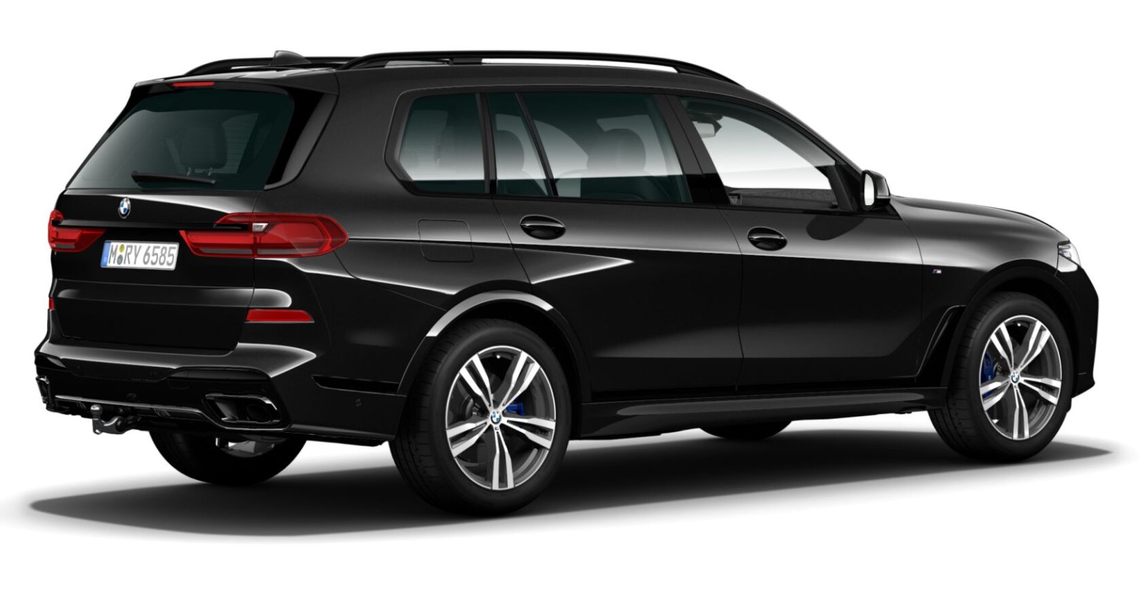 BMW BMW X in Schwarz von hinten BMW BMW X in Schwarz von hinten