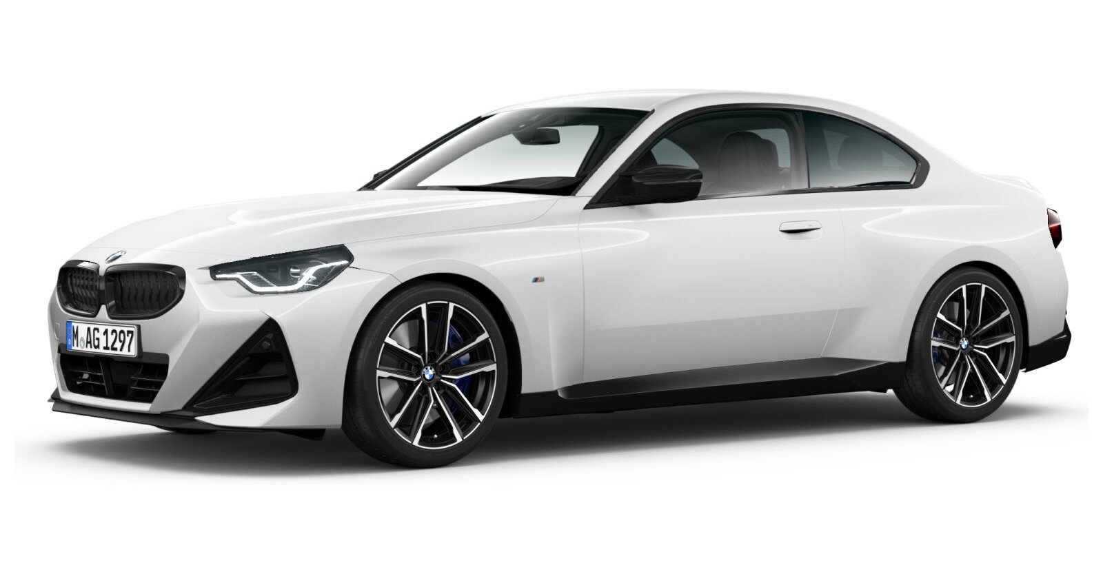 BMW BMW 2er in Weiß von vorne BMW BMW 2er in Weiß von vorne