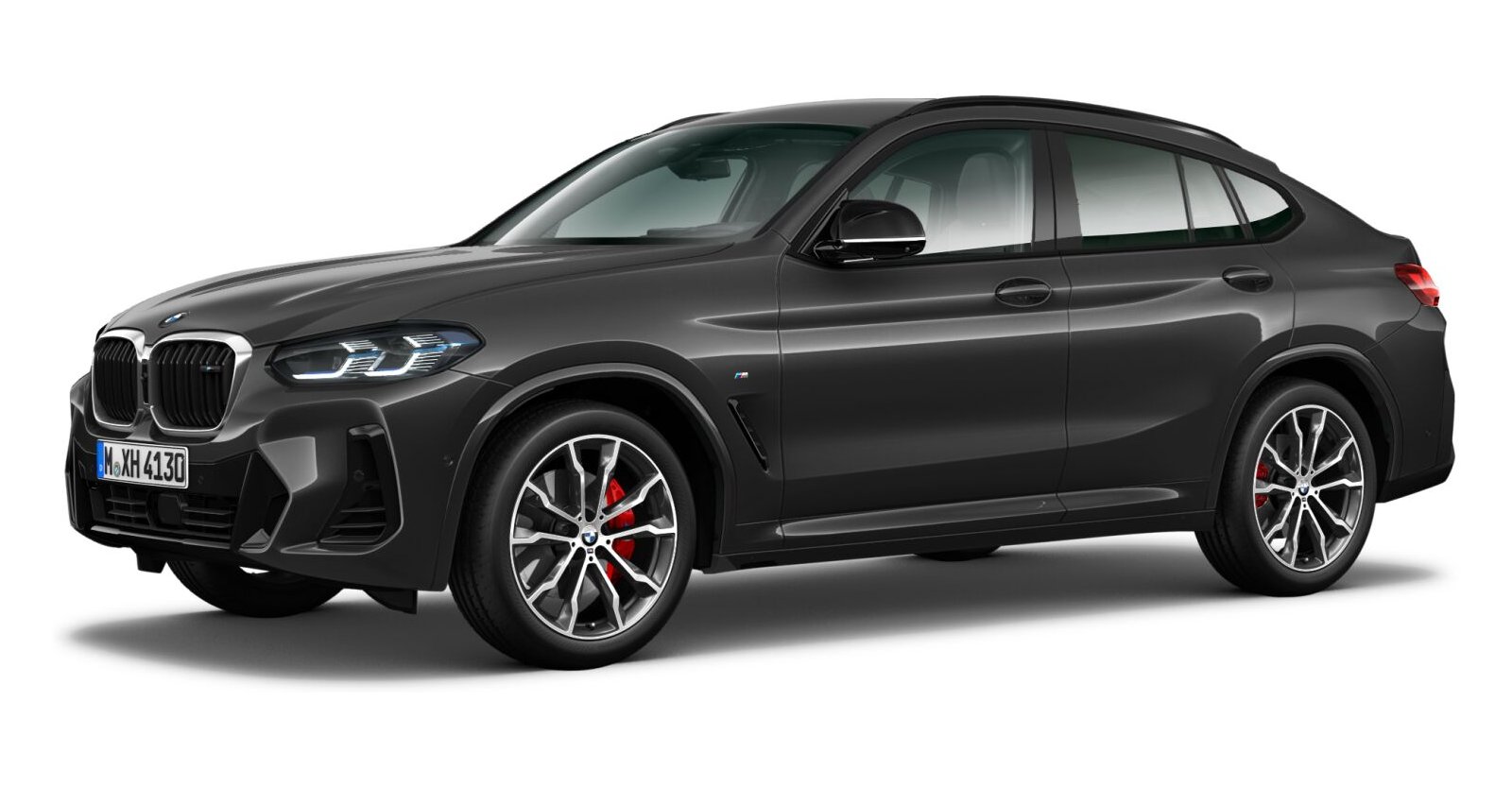 BMW X4 M40i in Grau von vorne