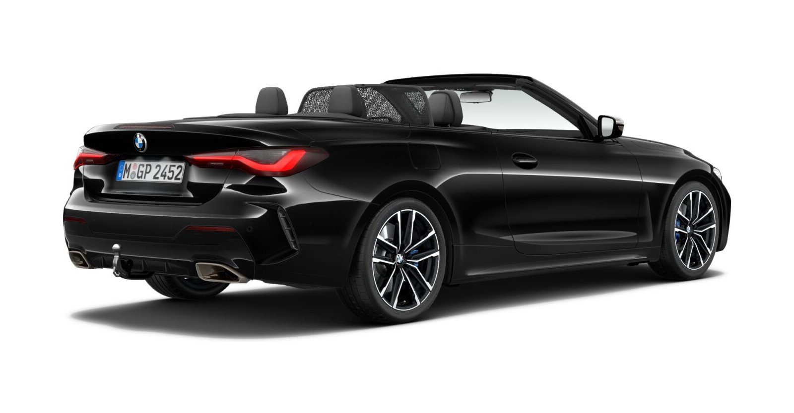 BMW BMW 4er in Schwarz von hinten BMW BMW 4er in Schwarz von hinten