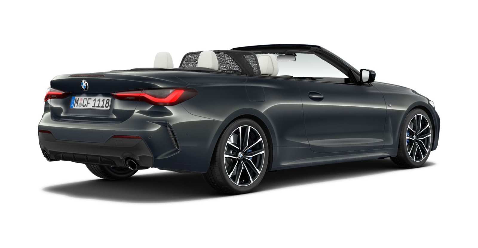 BMW BMW 4er in Grau von hinten BMW BMW 4er in Grau von hinten
