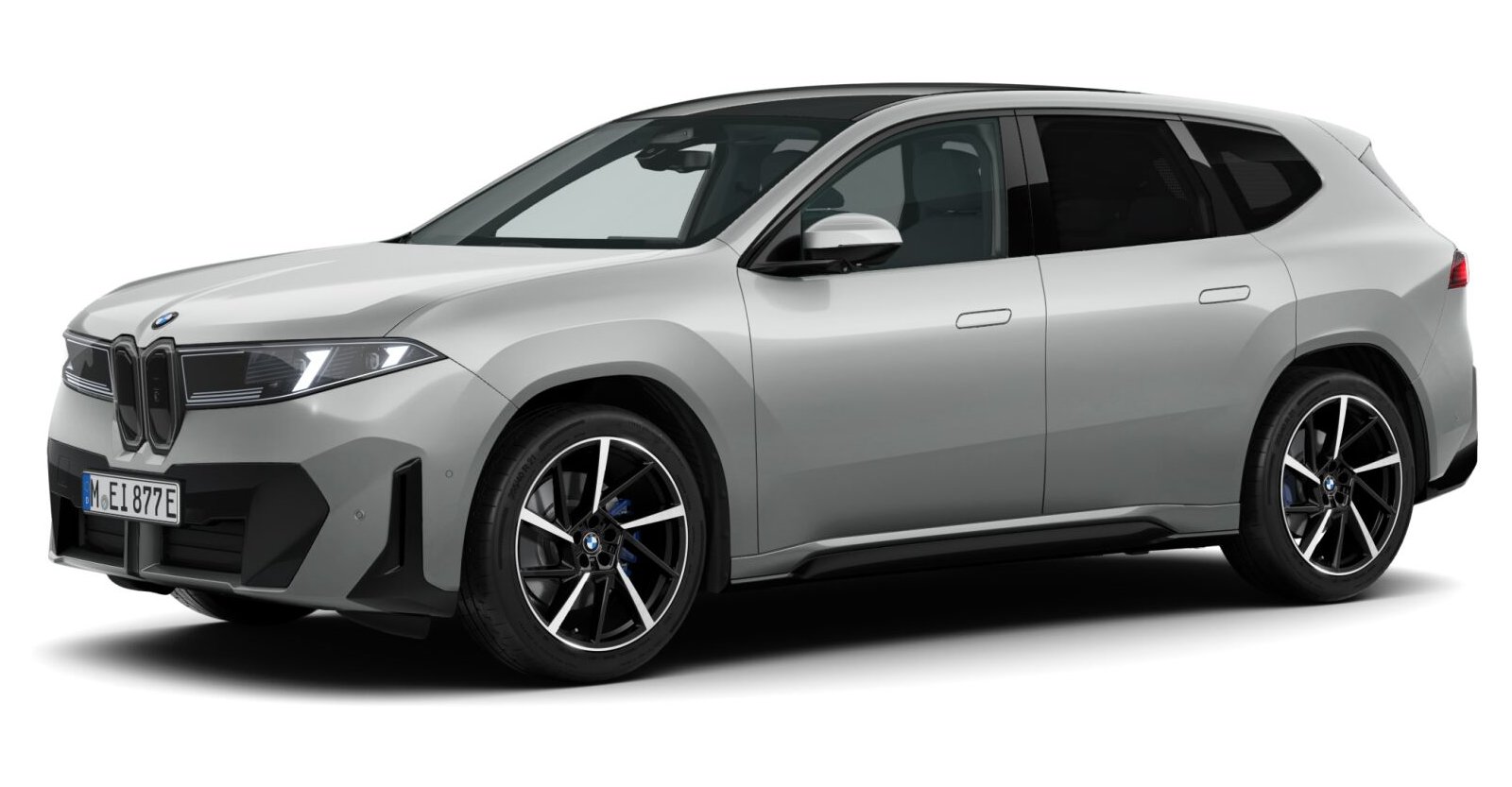 BMW iX3 40 in Grau von vorne