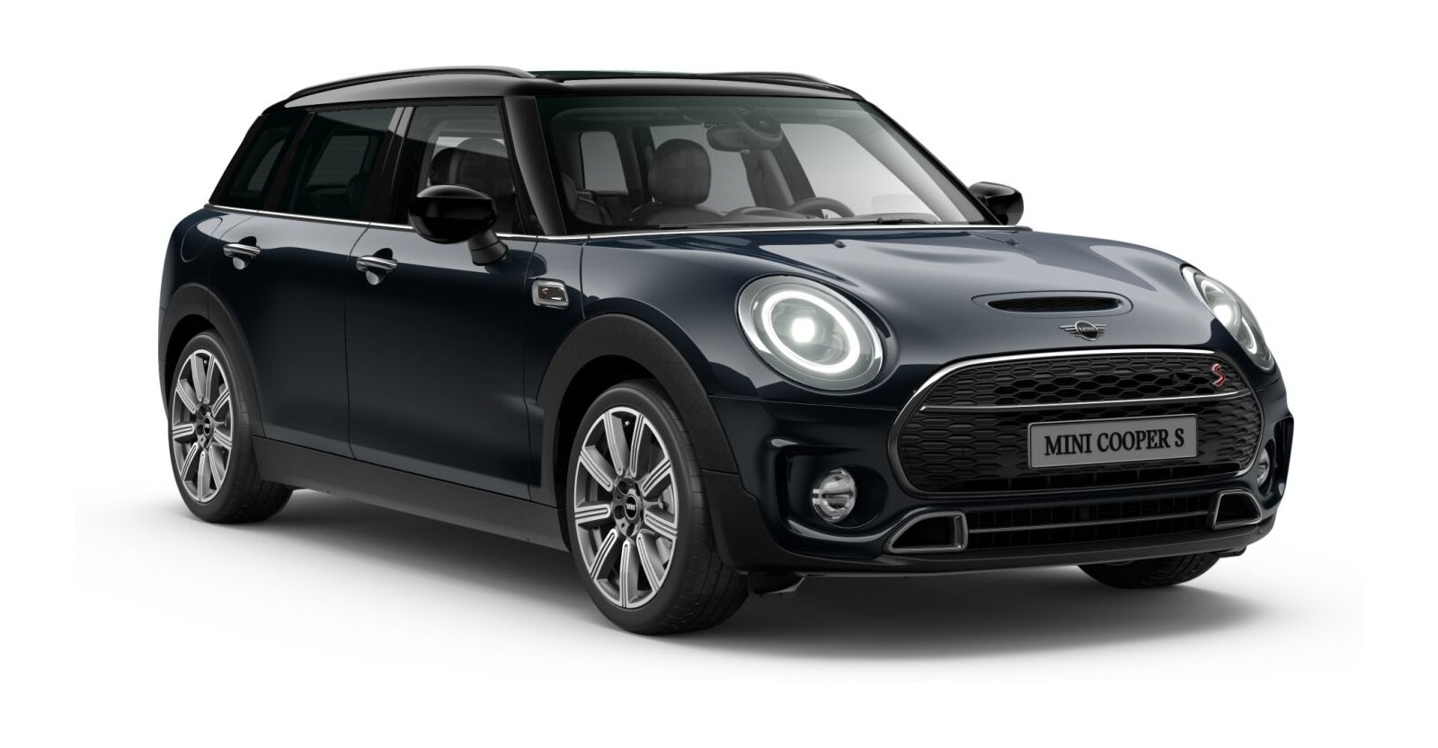 MINI Cooper S Clubman in Schwarz von vorne MINI Cooper S Clubman in Schwarz von vorne