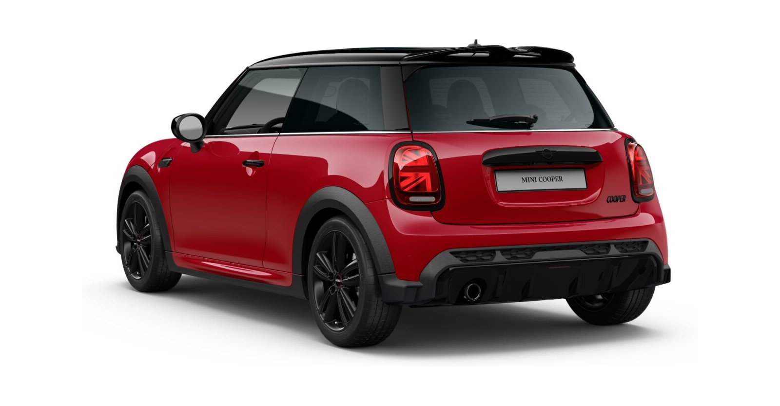 MINI MINI 3-Türer in Rot von hinten MINI MINI 3-Türer in Rot von hinten