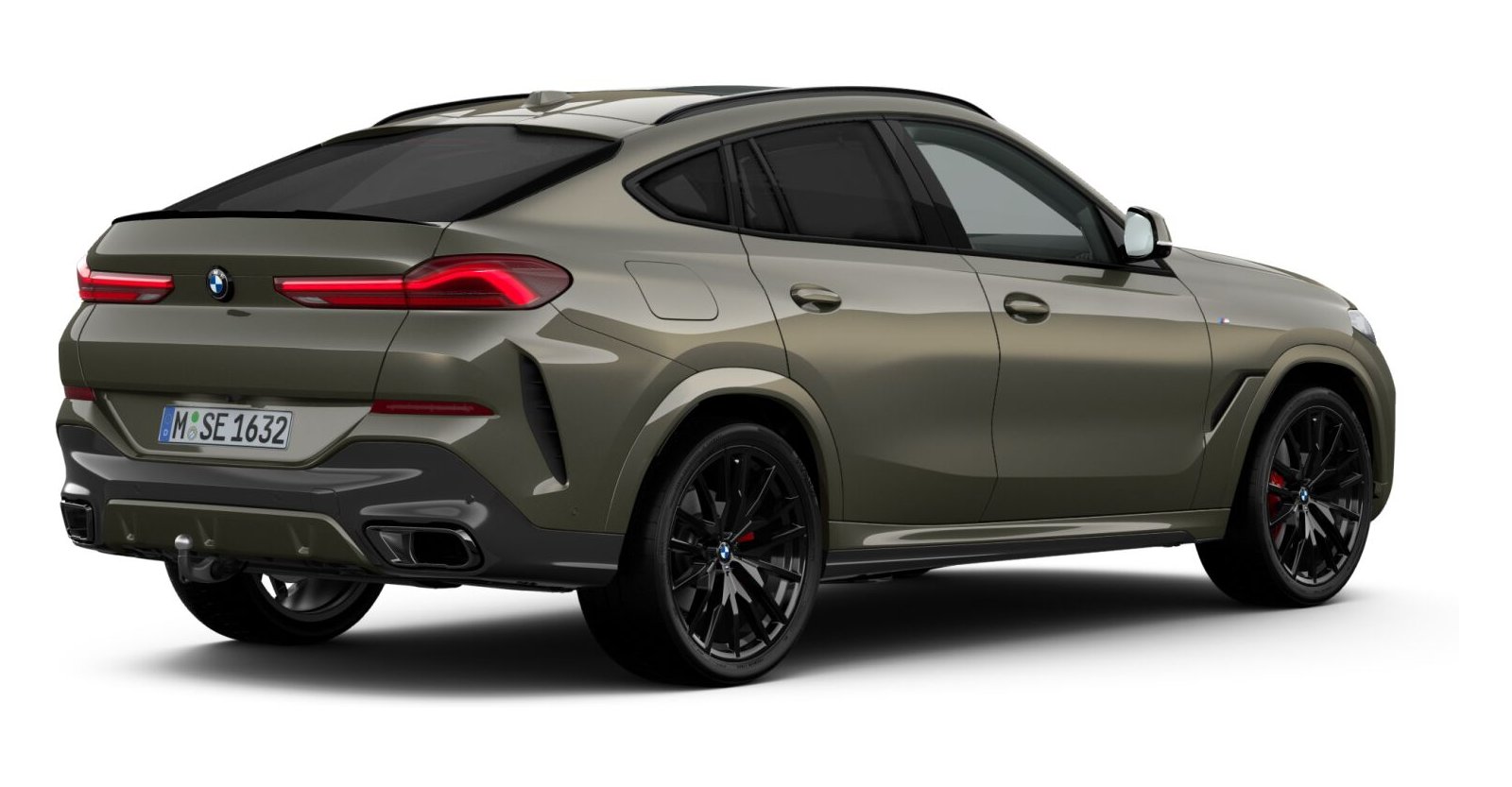 BMW BMW X in Gr&uuml;n von hinten