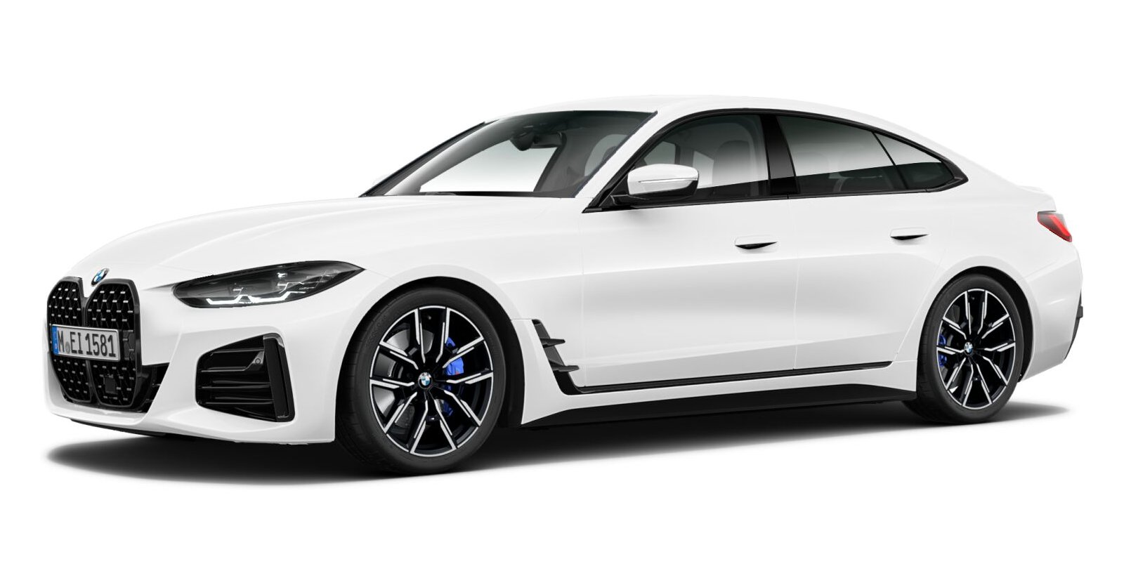 BMW 420d xDrive Gran Coupé in Weiß von vorne BMW 420d xDrive Gran Coupé in Weiß von vorne