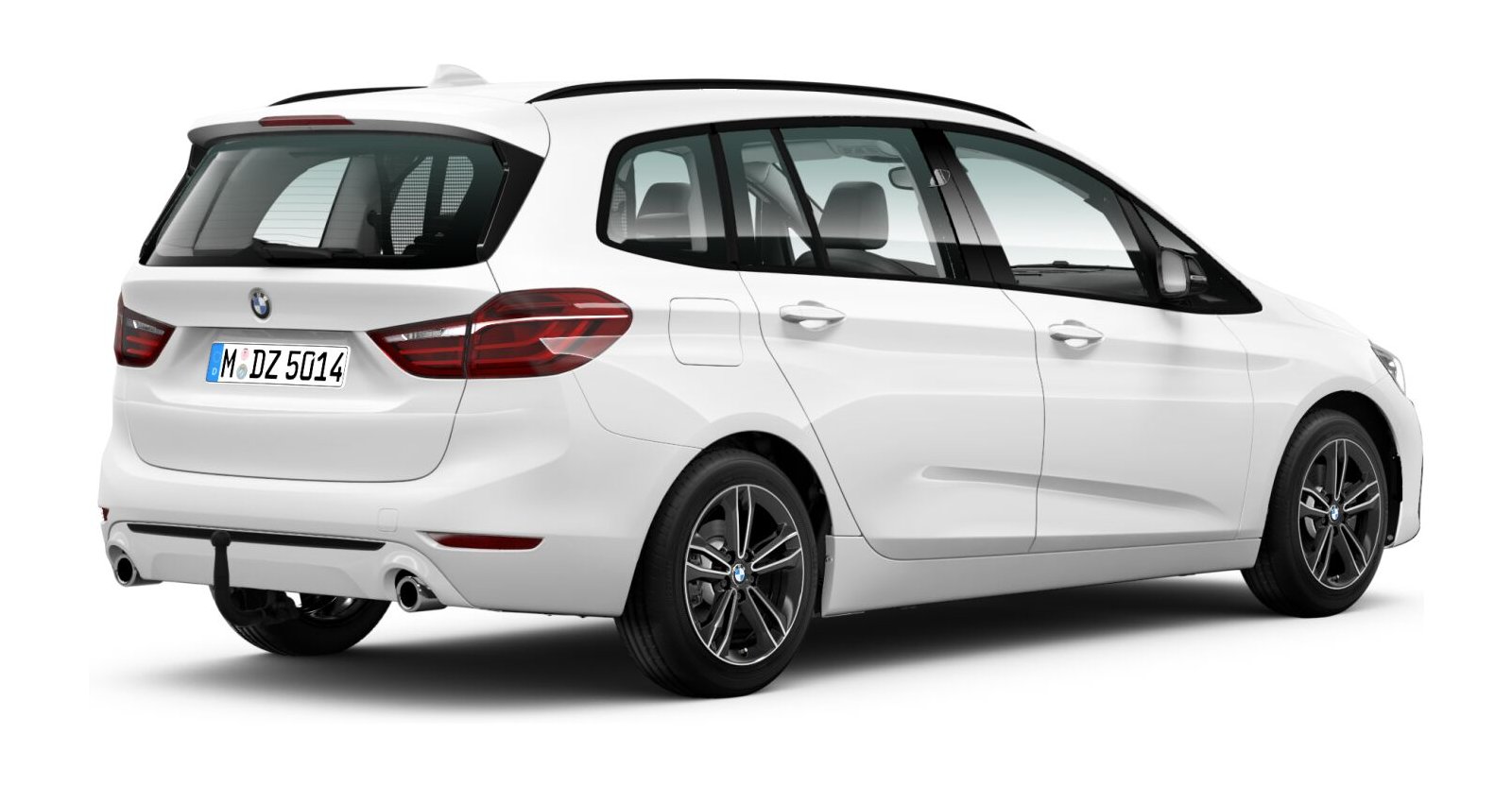 BMW BMW 2er in Weiß von hinten BMW BMW 2er in Weiß von hinten