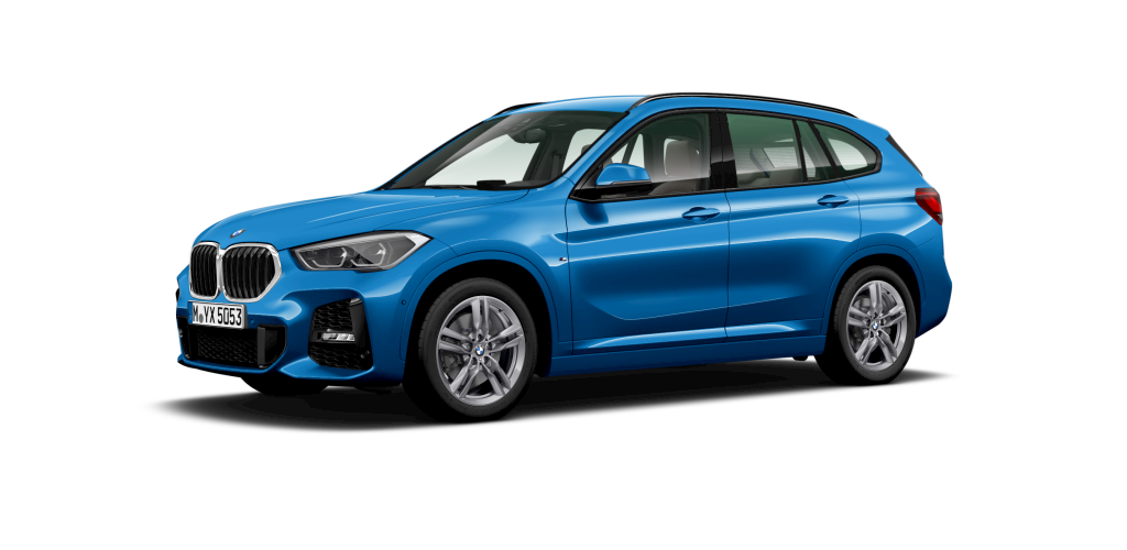 BMW BMW X in Blau von vorne BMW BMW X in Blau von vorne