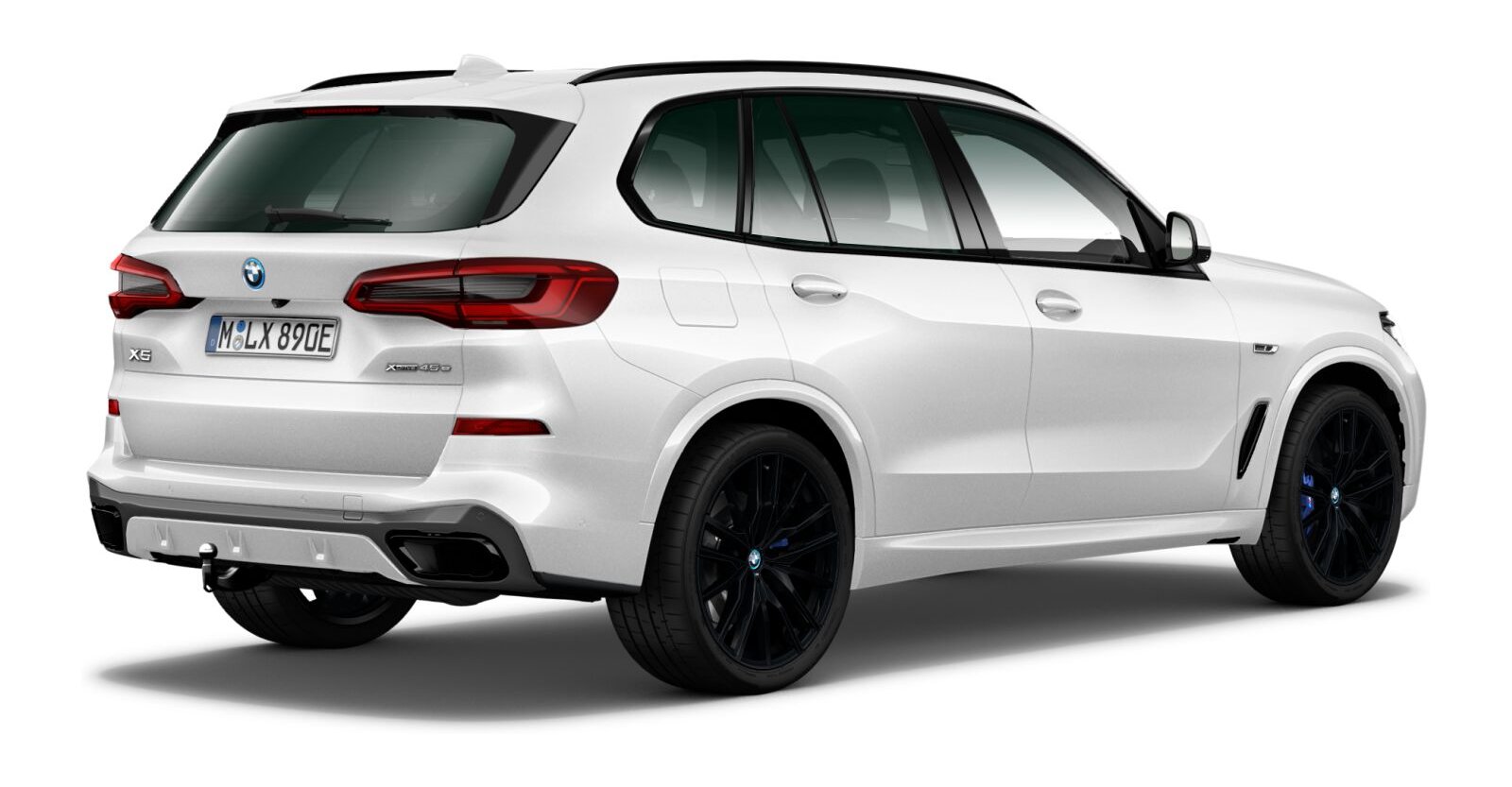 BMW BMW X in Weiß von hinten BMW BMW X in Weiß von hinten