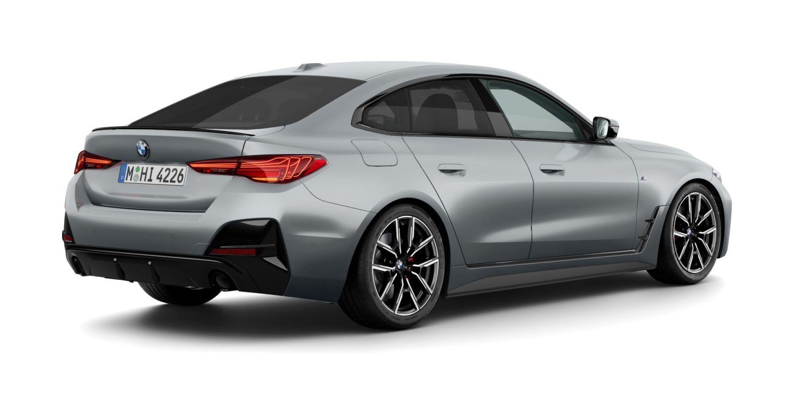 BMW BMW 4er in Grau von hinten BMW BMW 4er in Grau von hinten