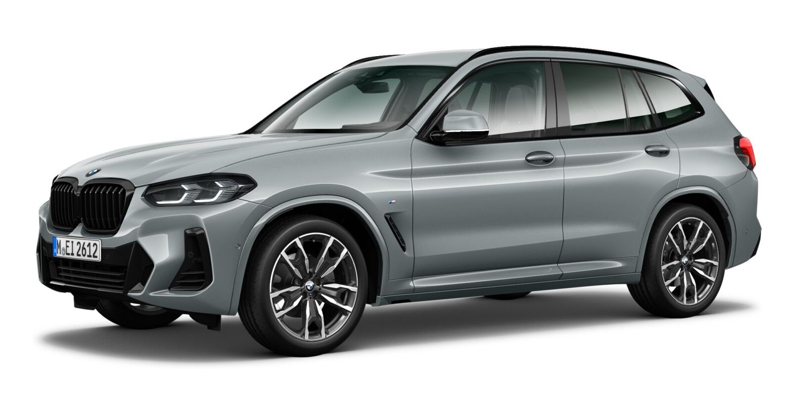 BMW X3 xDrive 20d in Grau von vorne