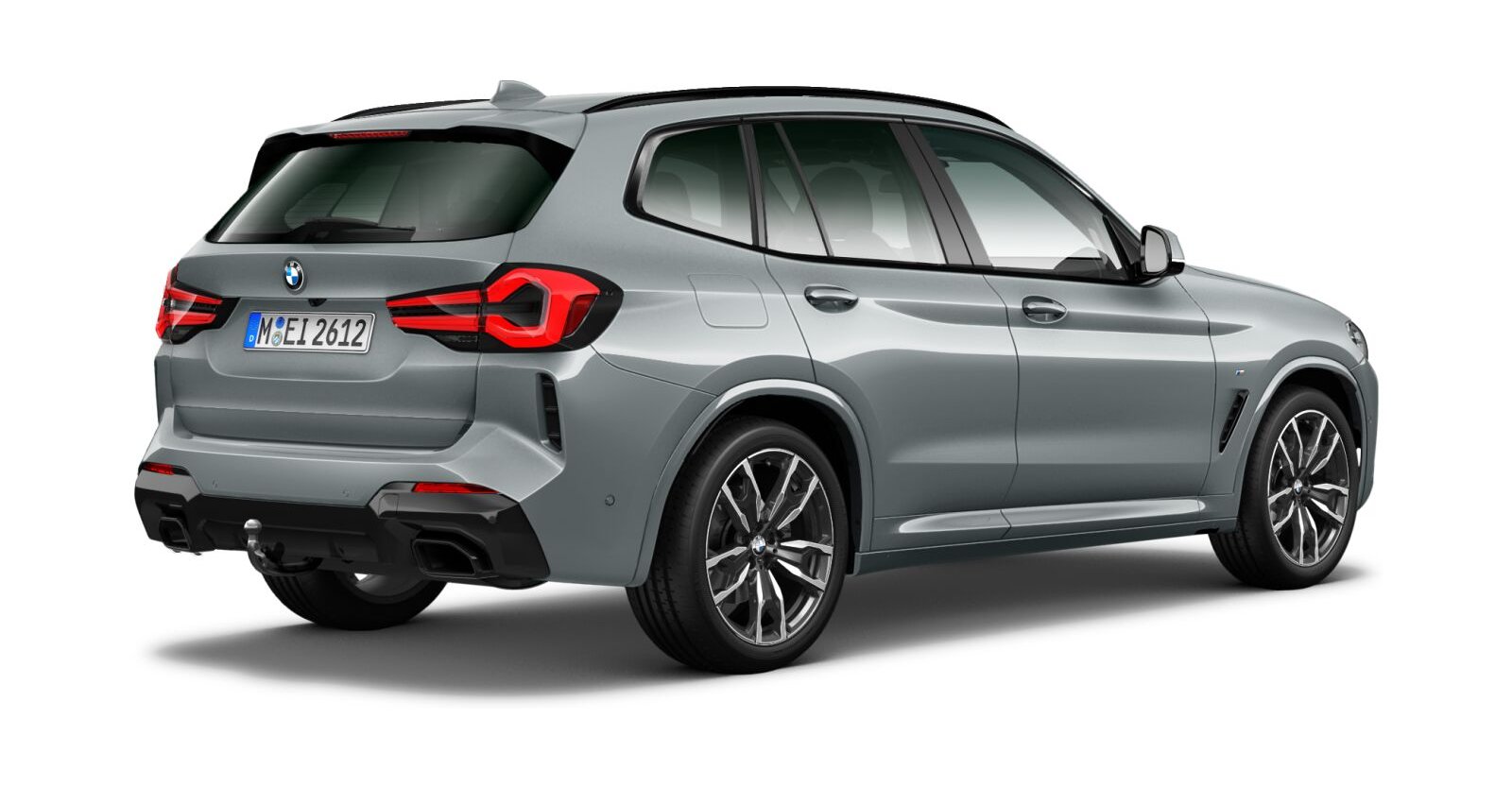 BMW BMW X in Grau von hinten