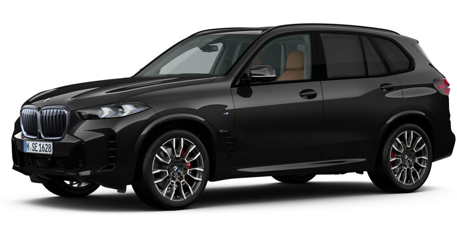 BMW X5 xDrive30d in Schwarz von vorne BMW X5 xDrive30d in Schwarz von vorne