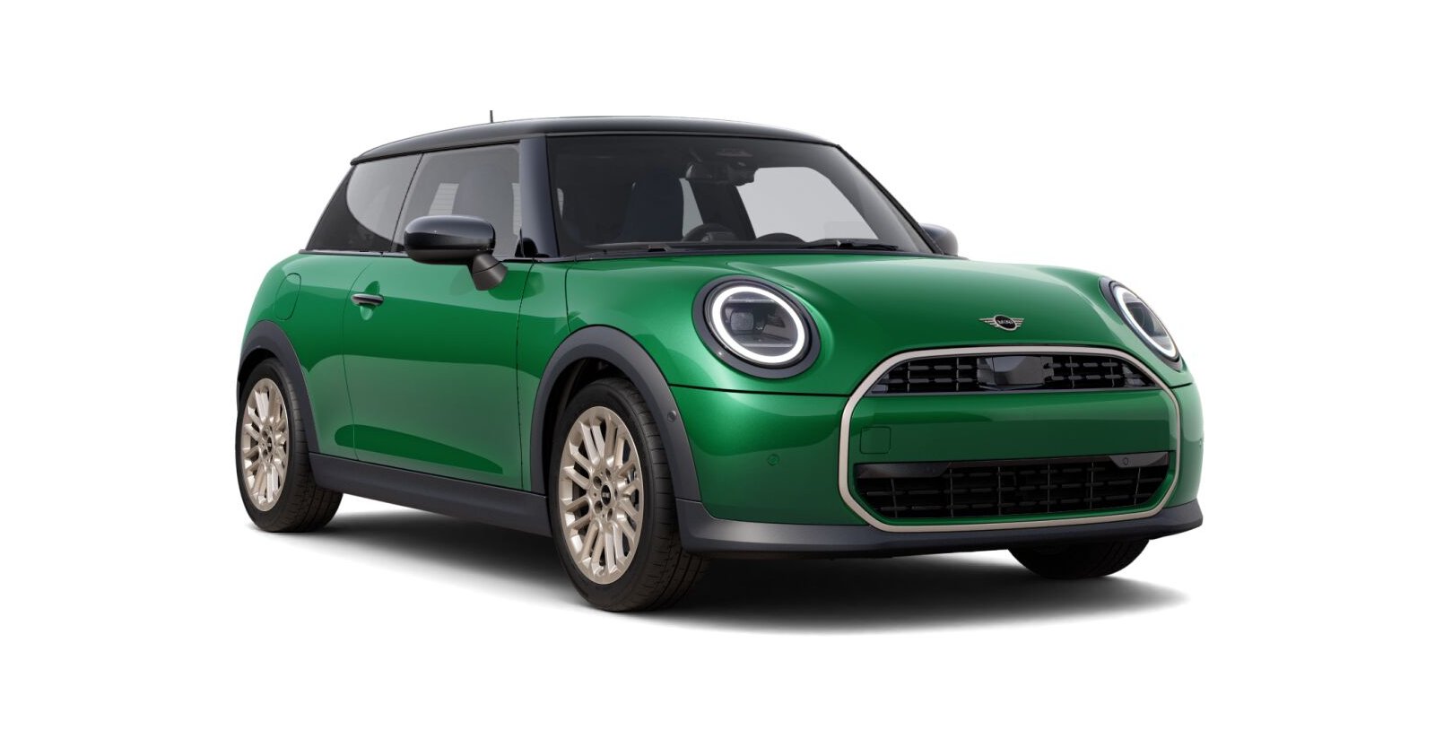 MINI Cooper C in Gr&uuml;n von vorne