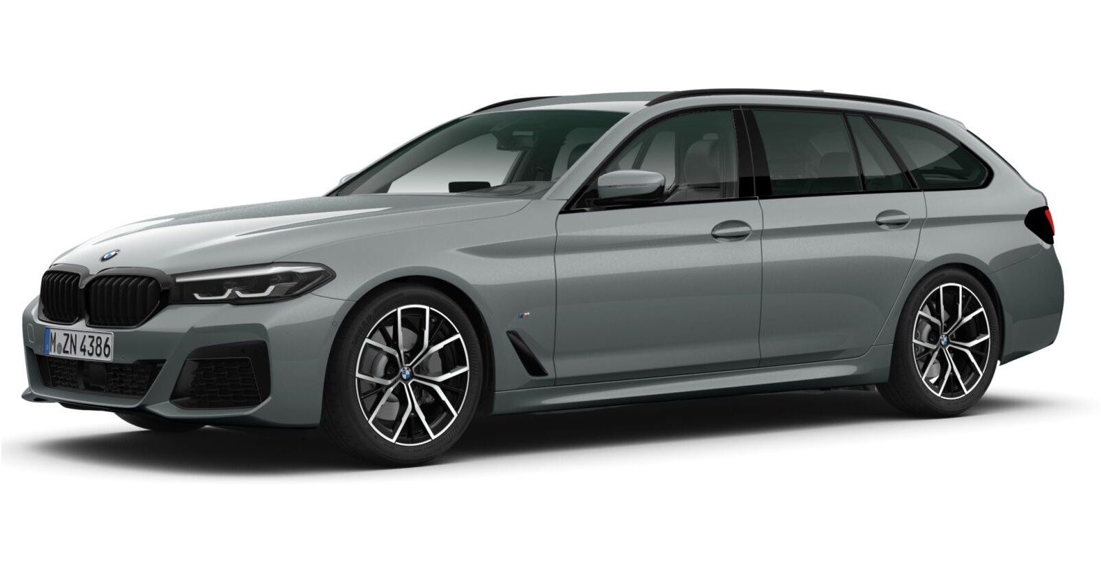 BMW BMW 5er in Grau von vorne BMW BMW 5er in Grau von vorne